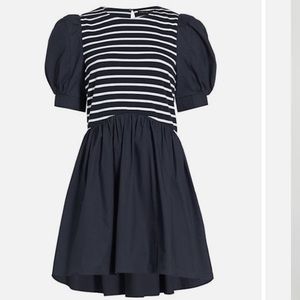 English Factory high low knit combo dress